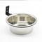 Wall Mounted Dog Bowl Elevated Stainless Steel Pet Feeder 5