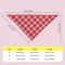 Valentine Heart Print Dog Bandana Scarf 4