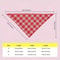 Valentine Heart Print Dog Bandana Scarf 4