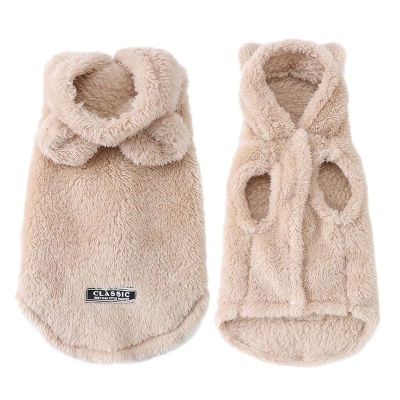 Cozy Purr Fleece Pet Hoodie For Small Dogs Cats 7
