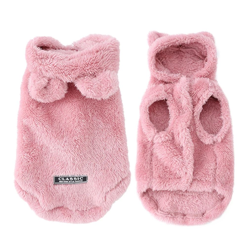 Cozy Purr Fleece Pet Hoodie For Small Dogs Cats 8