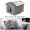 Insulated Outdoor Cat House With Stand For Winter Weather Protection 3