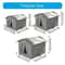 Insulated Outdoor Cat House With Stand For Winter Weather Protection 5