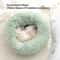 CozyCloud Calming Plush Donut Pet Bed For Cats And Small Dogs 1
