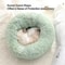 CozyCloud Calming Plush Donut Pet Bed For Cats And Small Dogs 1