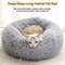 CozyCloud Calming Plush Donut Pet Bed For Cats And Small Dogs 3