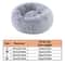 CozyCloud Calming Plush Donut Pet Bed For Cats And Small Dogs 8
