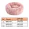 CozyCloud Calming Plush Donut Pet Bed For Cats And Small Dogs 9