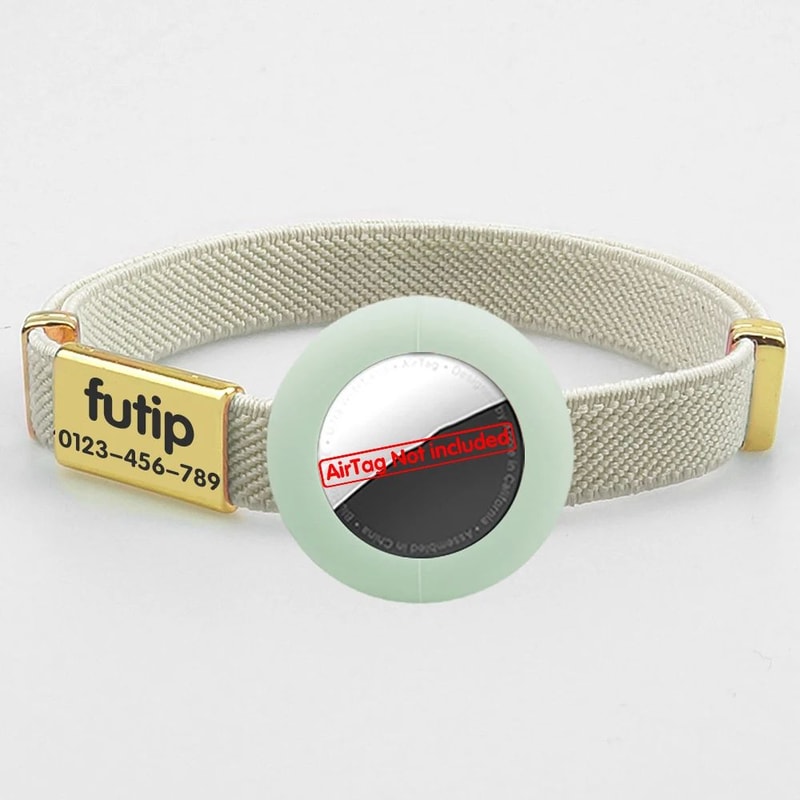 Personalized Breakaway AirTag Cat Collar With Name Tag For Safe Indoor Outdoor Cats 12