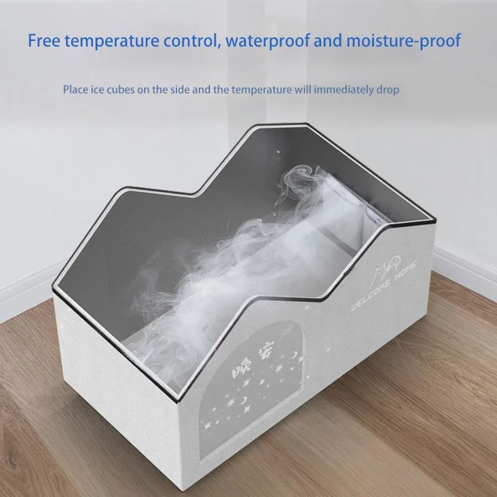 CoolPaw Summer Pet Ice House Cat Cooling Bed Pet Cooling House For Cats And Small Dogs 2