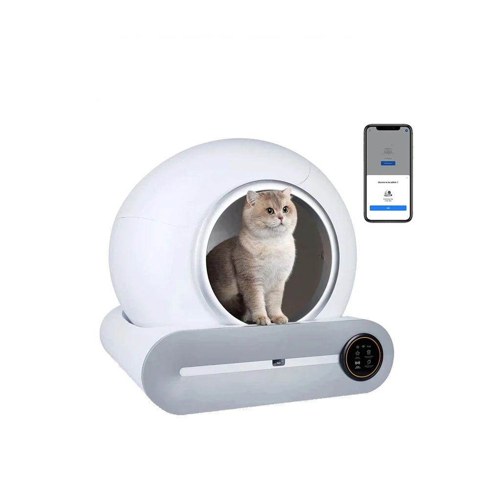 TonePie 65L Smart SelfCleaning Cat Litter Box With App Control And Odor Protection 7