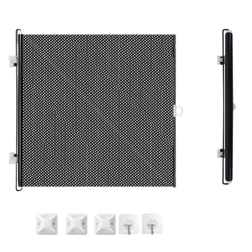 Retractable Mesh Pet Gate For Doorways And Stairs 1