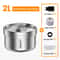 PureFlow Stainless Steel Cat Water Fountain For Cats Small Dogs 6