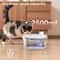 SmartFlow Rechargeable Cat Water Fountain With Stainless Steel Tray 4