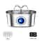 PureFlow Stainless Steel Cat Water Fountain 32L With Silent Pump LED Light 7