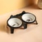 WhiskerEase Elevated Cat Bowl Set Double Ceramic Cat Bowl With Slanted Raised Stand For Food Wate 5