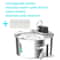 PureFlow 7L Wireless Rechargeable Cat Water Fountain With Stainless Steel Basin 9