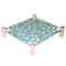 Raised Canvas Cat Hammock Bed With Wooden Frame 9