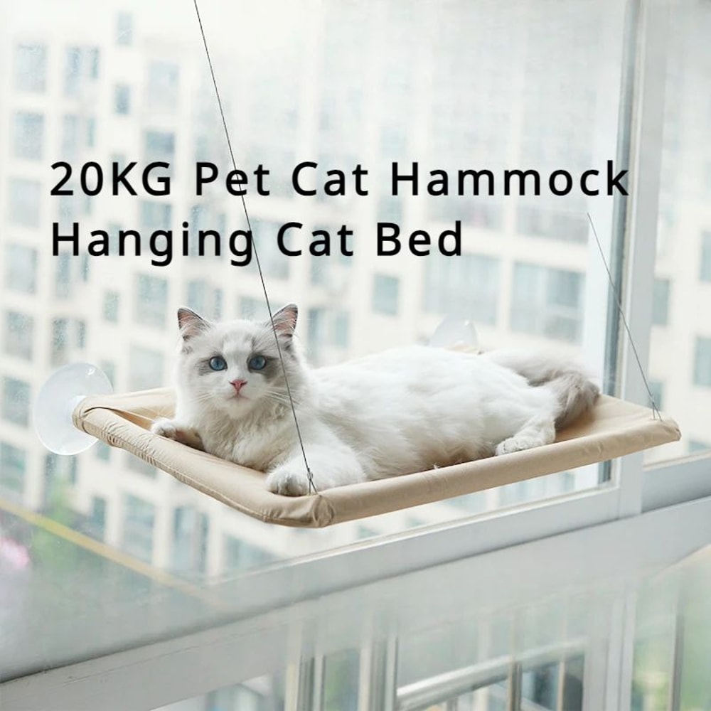 SunnyPaws Window Cat Hammock Bed For Large Cats 0