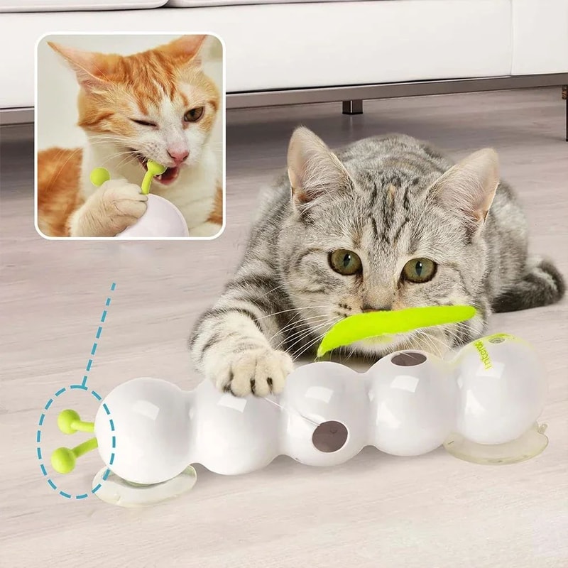 WhiskHunt Interactive Cat Toy Motion Activated Cat Toy With Automatic Teasing Tail 1