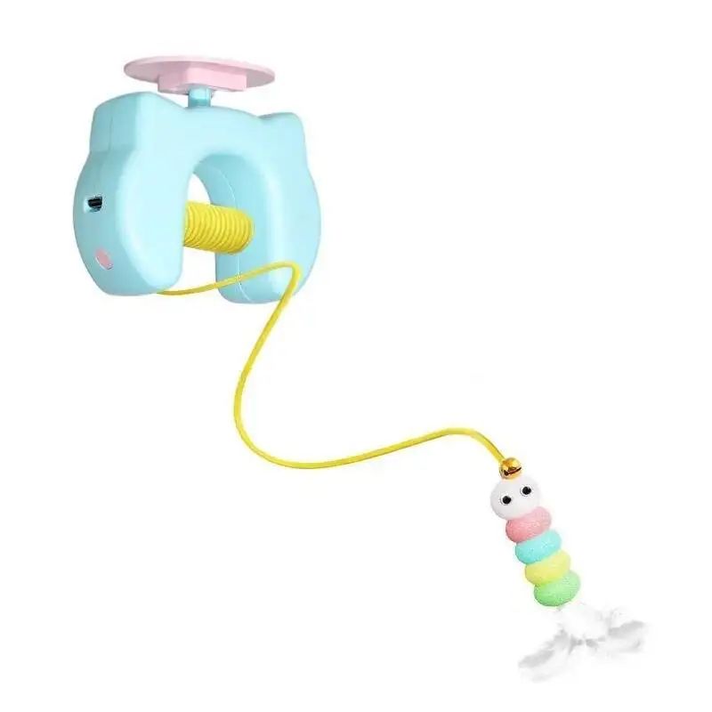 Smart Swing Electric Cat Toy With Door Hanging Feather Teaser 9