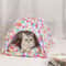 Cozy Clamshell Cat Tent Bed With Soft Cushion 8
