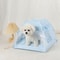 Cozy Clamshell Cat Tent Bed With Soft Cushion 10