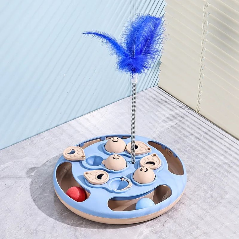 PurrSpin Interactive Cat Puzzle Feeder Toy 10