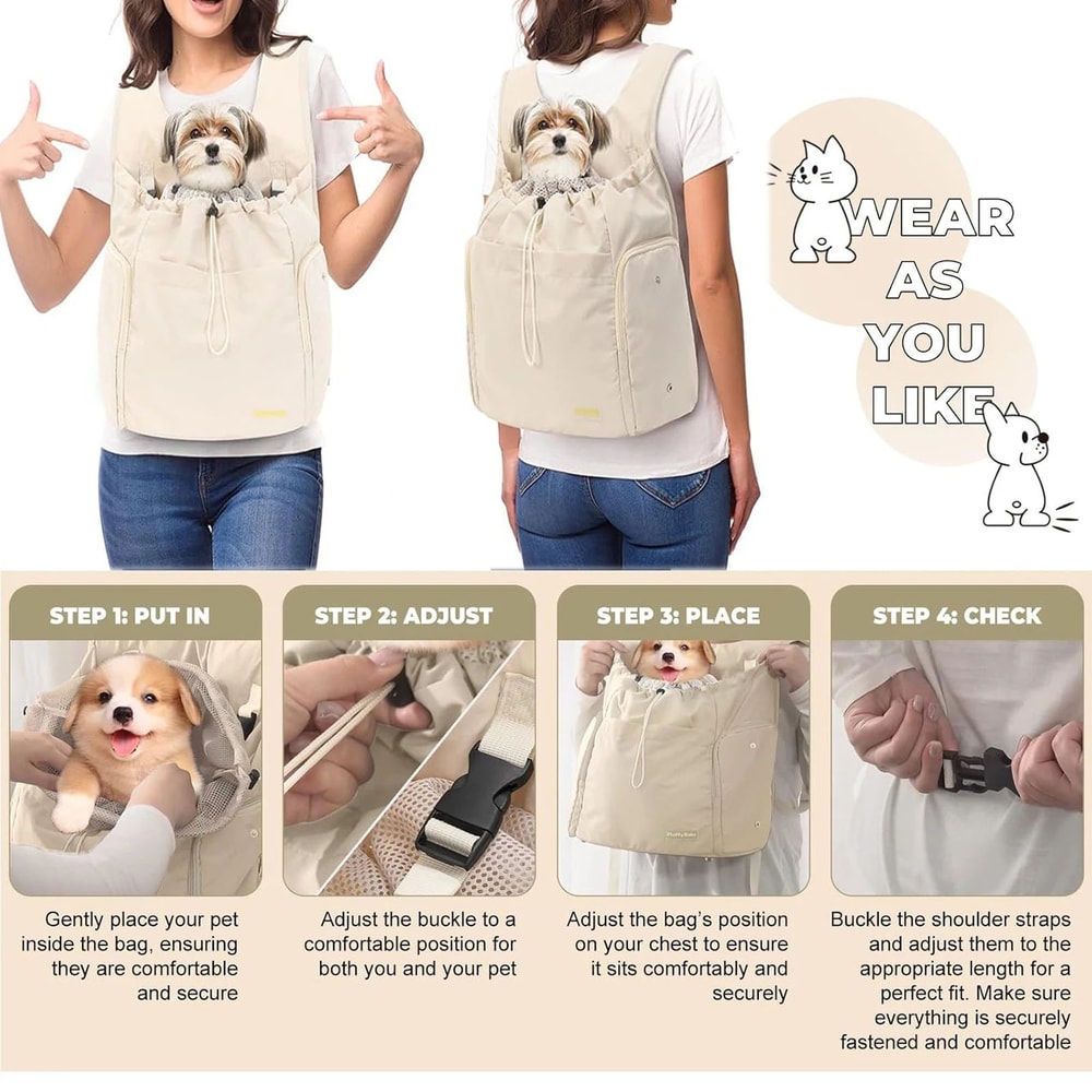 Pet Carrier Backpack For Cats Small Dogs 3