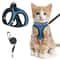 Escape Proof Cat Harness And Leash Set With Reflective Soft Mesh Vest 7