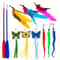 11Piece Interactive Cat Toys Feather Wand Set With Bells 4