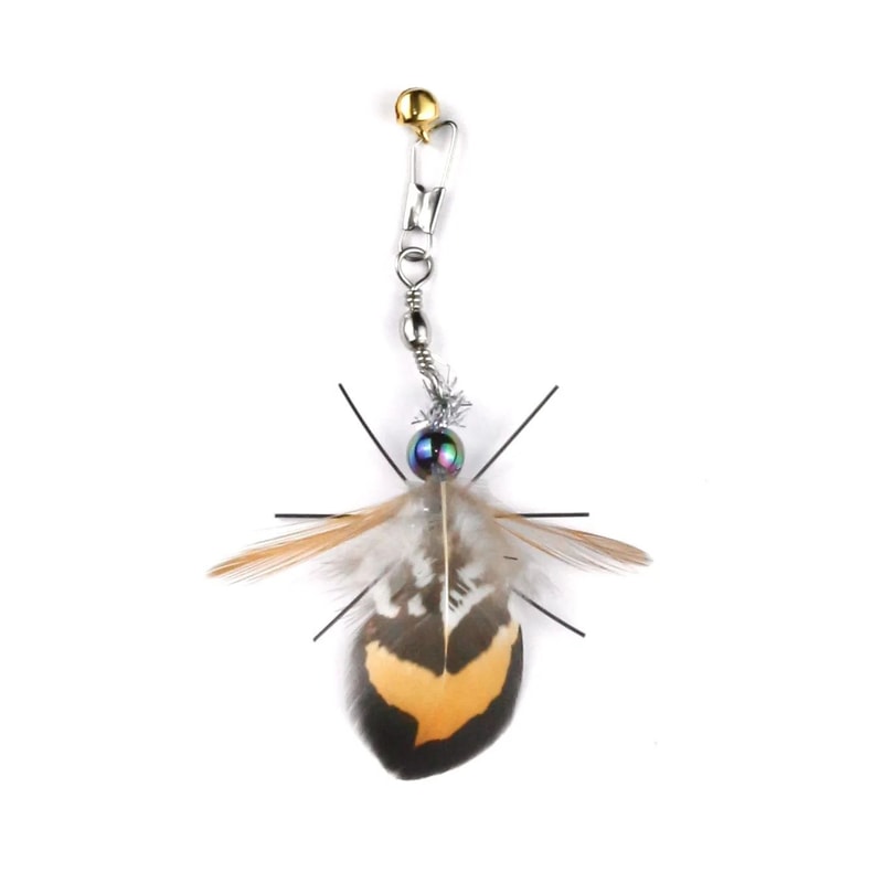 Interactive Insect Feather Cat Toy Replacement Heads 5