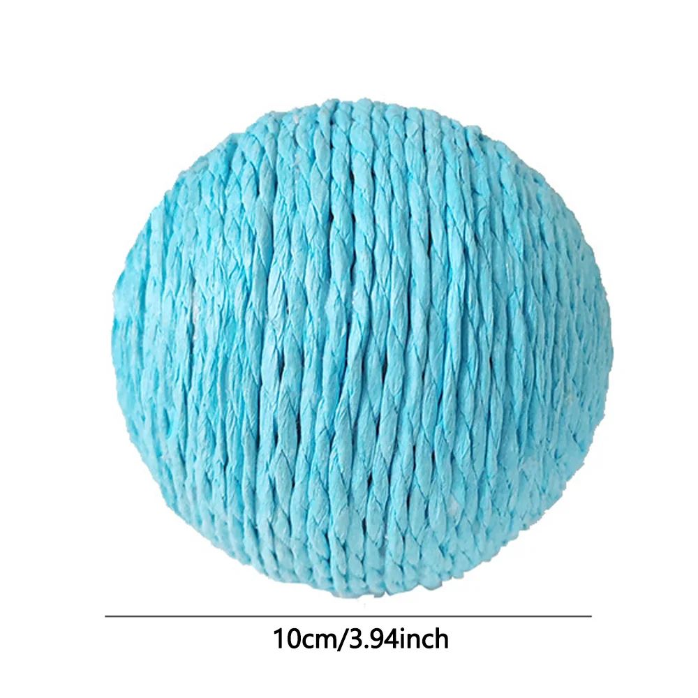 10CM Sisal Cat Scratching Ball Interactive Claw Care Toy 10