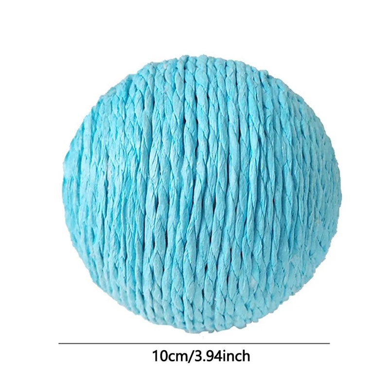 10CM Sisal Cat Scratching Ball Interactive Claw Care Toy 10