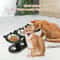 Elevated Black Cat Ear Feeding Station With Stainless Steel Bowls For Indoor Cats 4