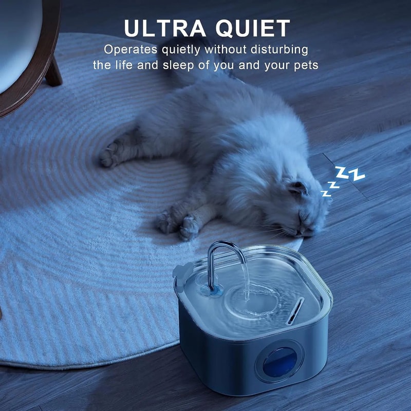 PureFlow 32L Cat Water Fountain Stainless Steel Automatic Pet Water Dispenser 3