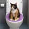 FoldEase Portable Cat Litter Box Travel Toilet For Cats 0