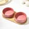 Elevated Ceramic Cat Bowl For Cats Small Dogs AntiVomit Raised Pet Bowl With NonSlip Design 5