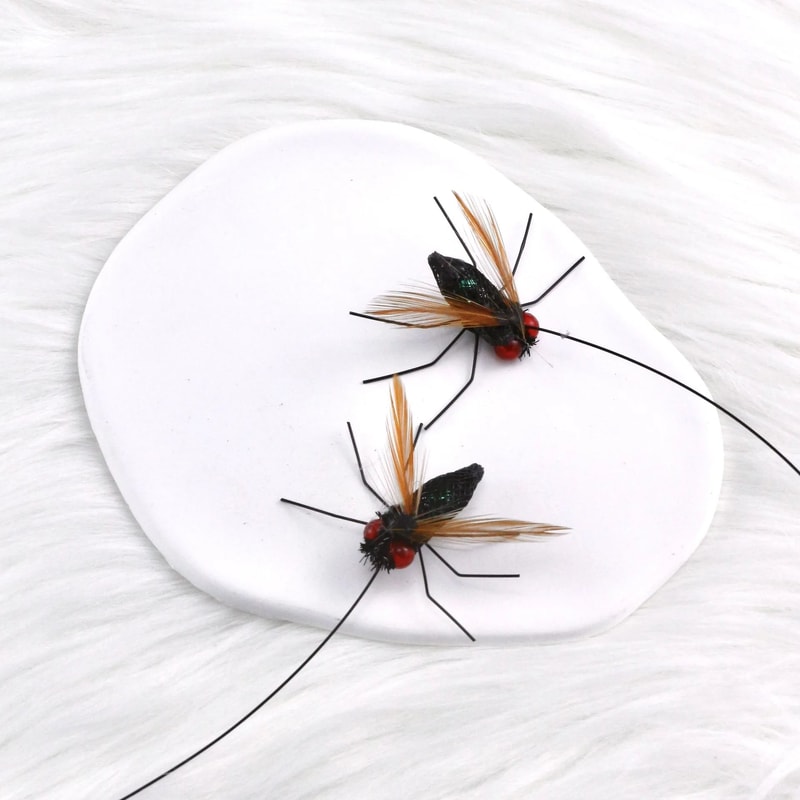 FlutterBug Cat Feather Toy Refills For Interactive Play 1