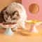 BloomLift Elevated Cat Bowl Ceramic Raised Cat Food Bowl With Flower Stand For WhiskerFriendly Fee 3