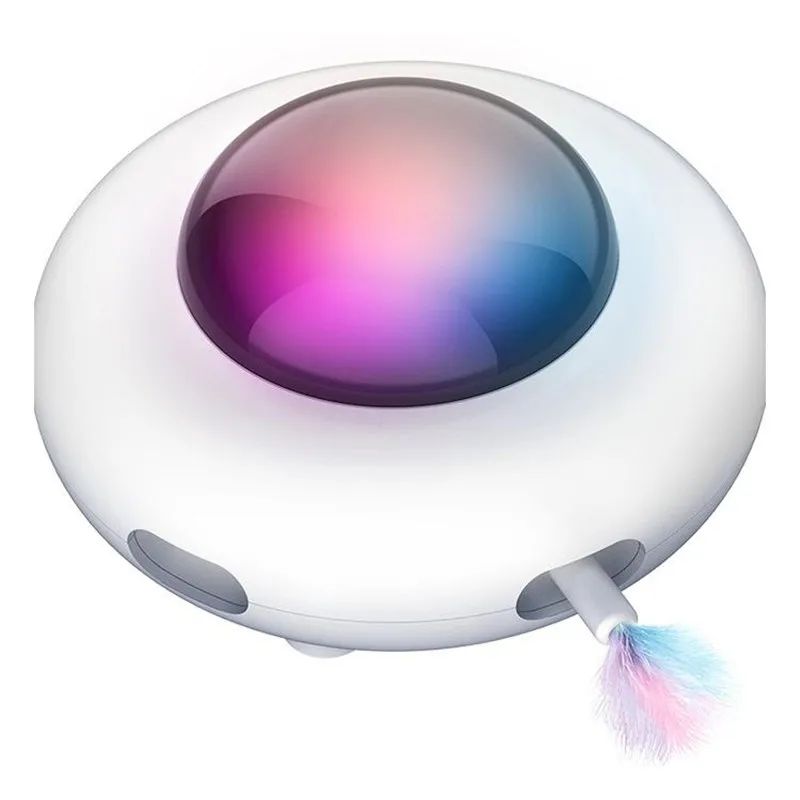 Smart UFO Automatic Cat Toy With Replaceable Feather 5