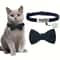 Personalized Cat Bow Tie Collar With Engraved ID Tag And Bell 0