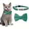 Personalized Cat Bow Tie Collar With Engraved ID Tag And Bell 7