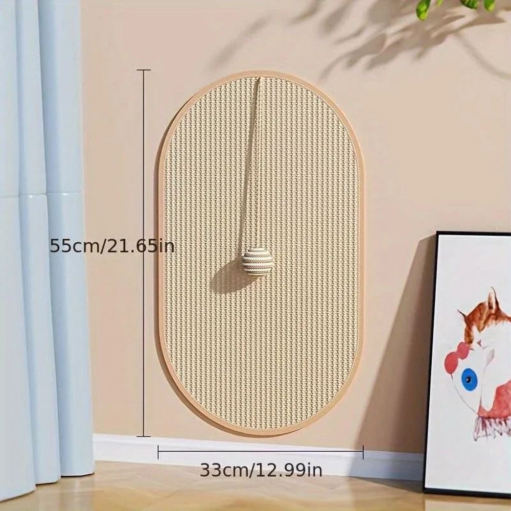 Sisal Cat Scratch Pad For Walls And Furniture 7