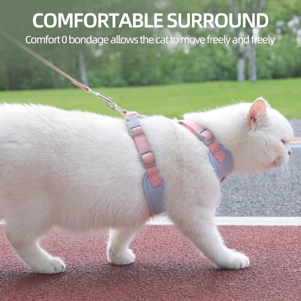 CozyPaws Cat Harness And Leash Set For Small Dogs Kittens 2