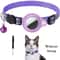 Reflective AirTag Cat Collar With GPS Holder Safety Bell For Indoor And Outdoor Cats 7