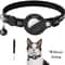 Reflective AirTag Cat Collar With GPS Holder Safety Bell For Indoor And Outdoor Cats 8