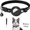 Reflective AirTag Cat Collar With GPS Holder Safety Bell For Indoor And Outdoor Cats 8