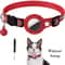 Reflective AirTag Cat Collar With GPS Holder Safety Bell For Indoor And Outdoor Cats 9