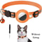 Reflective AirTag Cat Collar With GPS Holder Safety Bell For Indoor And Outdoor Cats 10